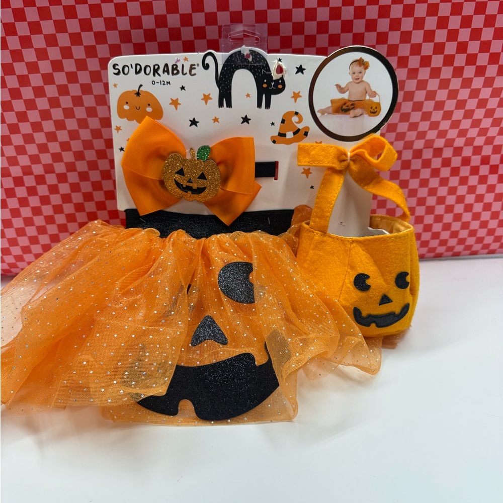 So’dorable halloween 3 piece tutu photo op set